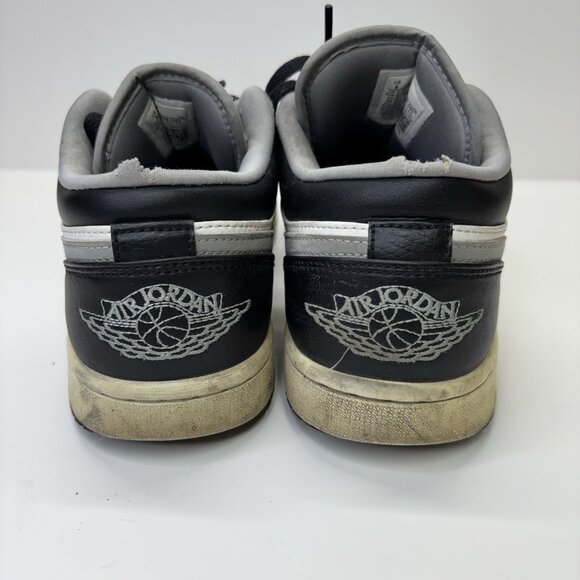 Nike Air Jordan 1 Low ‘Shadow’ Black White Grey Sneakers 553558-040 Size 8 Skate - Picture 5 of 12